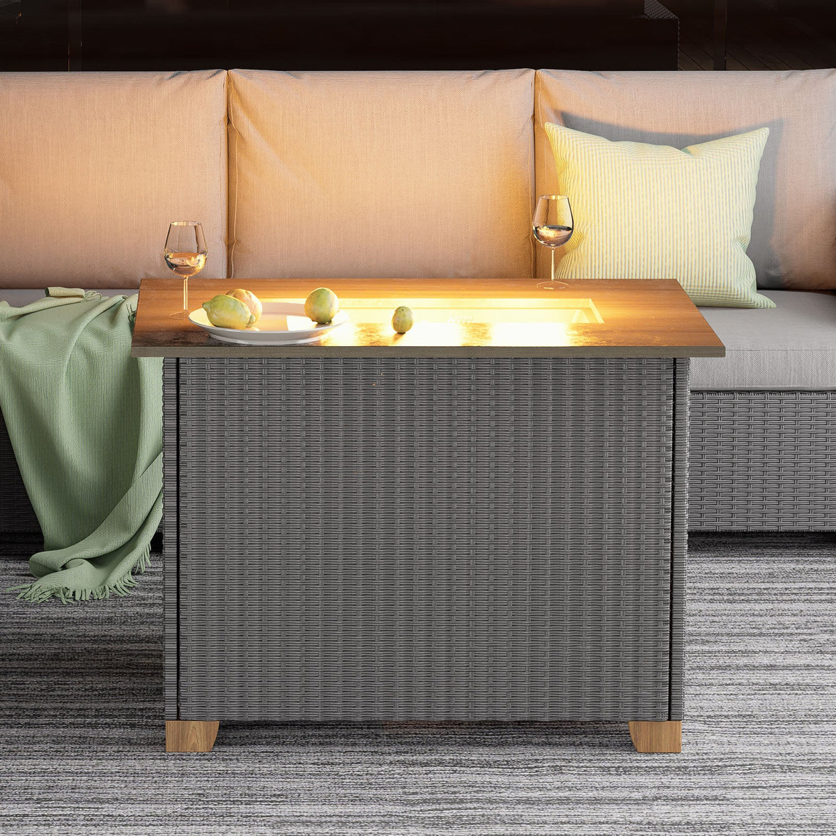 LOUNGE YARD Outdoor  Fire Pit Table — product view 6