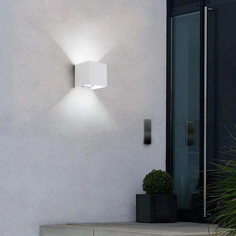 Nexu Modern Square LED Outdoor Wall Lamp – Adjustable Design — product view 4