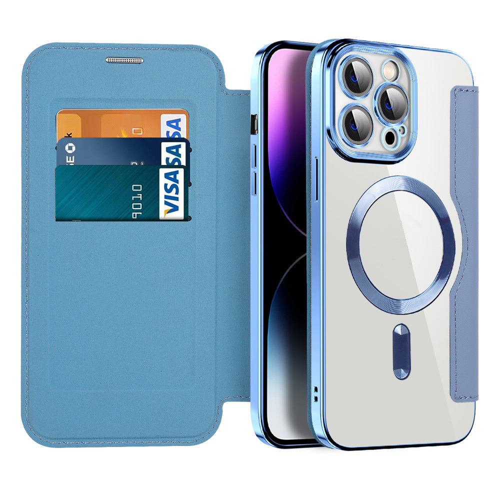 Magnetic Flip Phone Case | Card Slot & Shockproof Protection | Multiple Colors — product view 4
