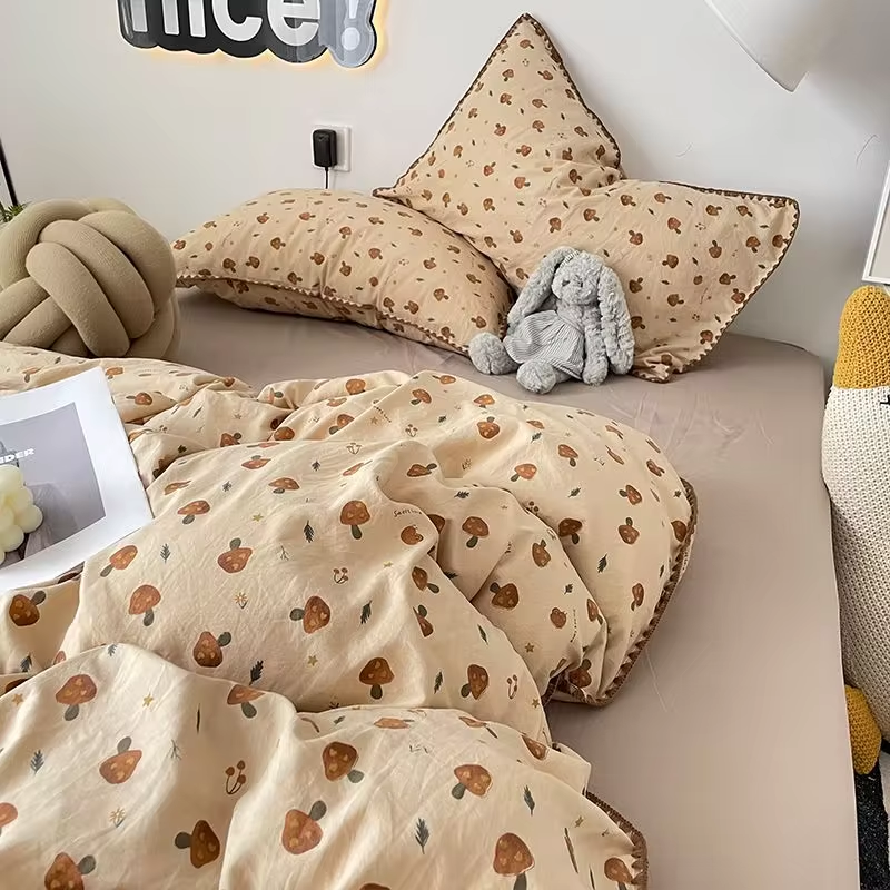 LoungeYard | Mushroom Bed Linen Set — product view 1