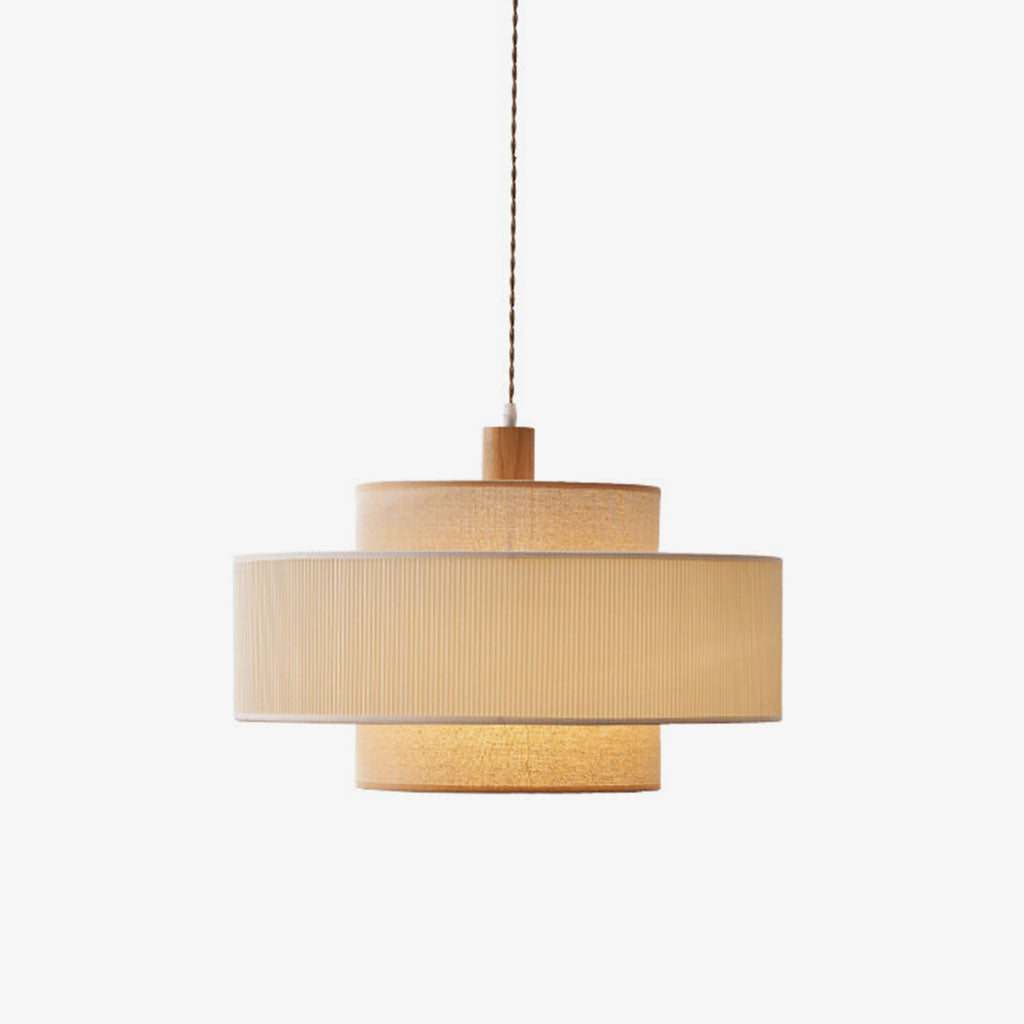 Spool Fabric Pendant Lamp — product view 1