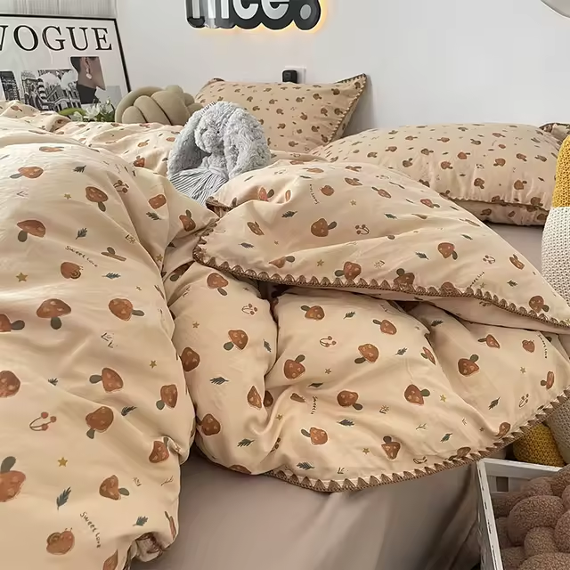 LoungeYard | Mushroom Bed Linen Set — product view 5