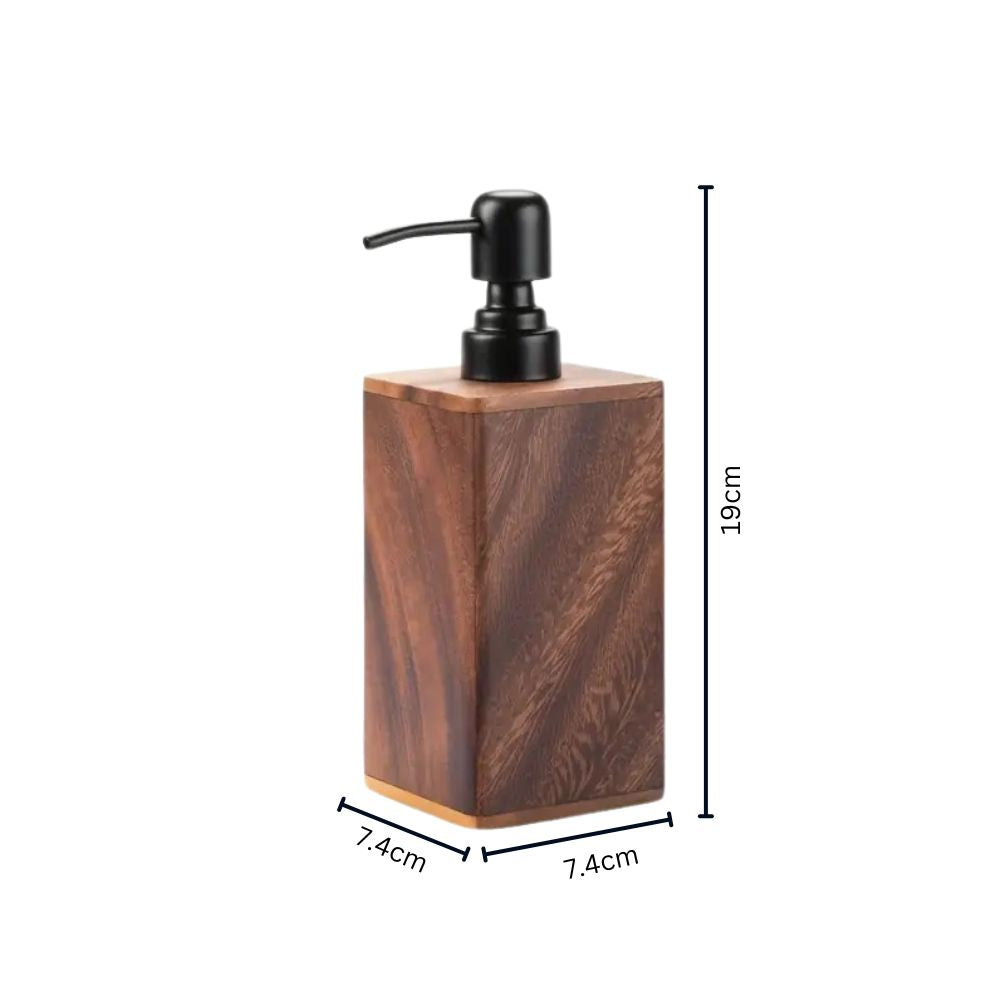 LoungeYard | Walnut Aura Lotion & Soap Dispenser — product view 1