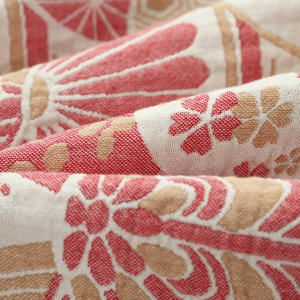 LoungeYard | Joyful Haven Four-Layer Cotton Blanket — product view 5