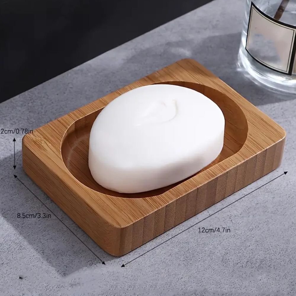 LoungeYard | Natural Wooden Soap Dish — product view 5