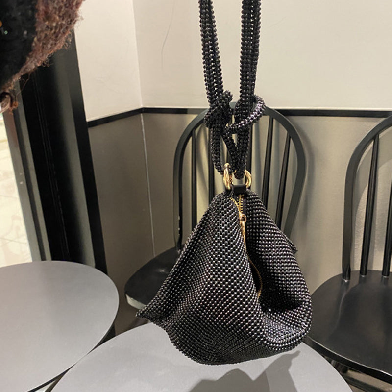 LoungeYard | Luxury Design Shiny Rhinestones Handbag — product view 6