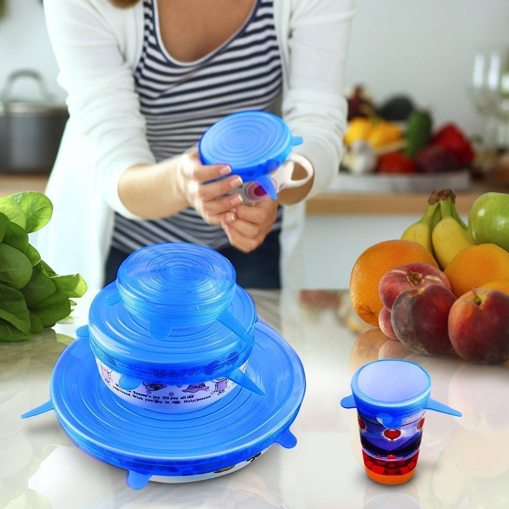 LoungeYard | Silicone Stretch Lids, 6PCS — product view 1