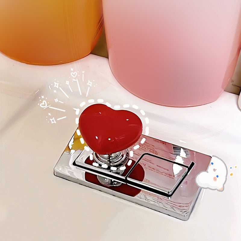 LoungeYard | Heart-shaped toilet button — product view 7