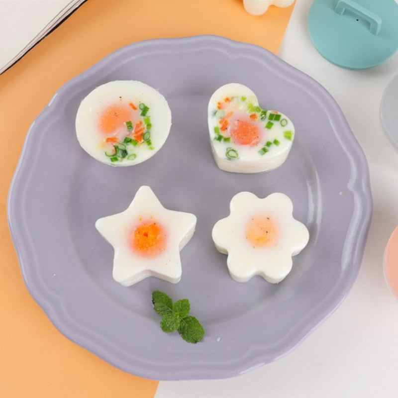 LoungeYard | Cute Boiled Egg Mold4 PCS/Set With Brush — product view 6