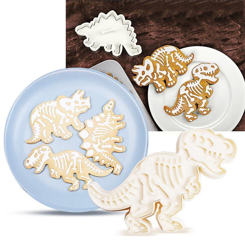 Dinosaur Cookie Cutters (Set of 3) | LoungeYard — product view 6