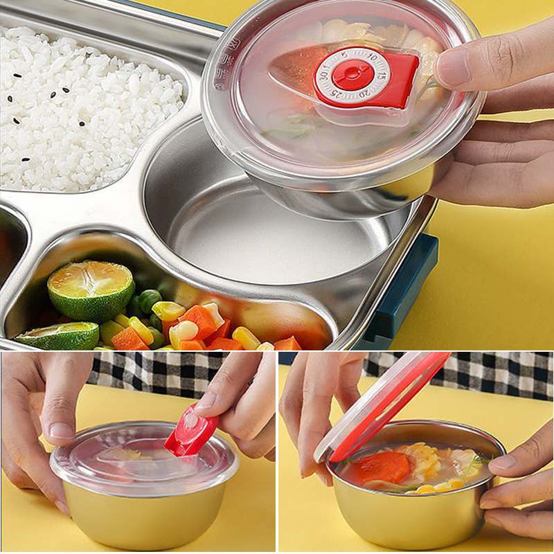 Inner lunchbox made of stainless steel LoungeYard — product view 3