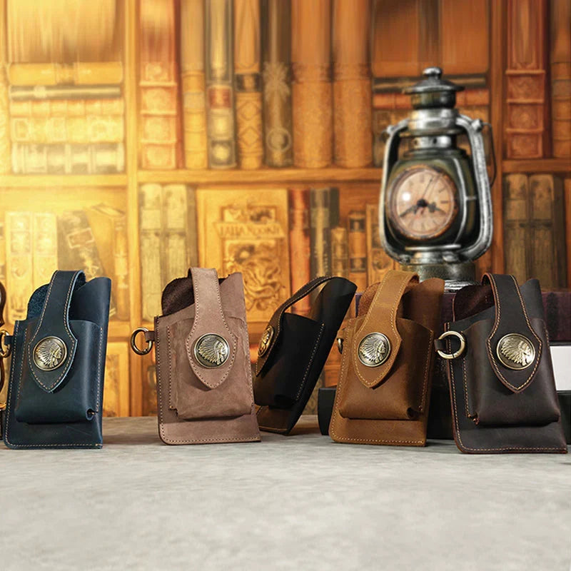 LoungeYard | Multifunctional Leather Mobile Phone Bag — product view 7