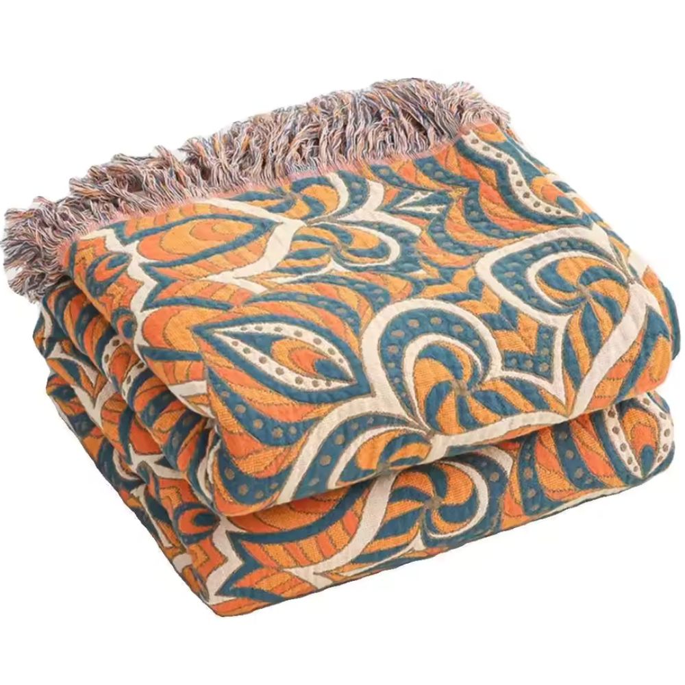 LoungeYard | Sienna Sun Cotton Blanket — product view 5