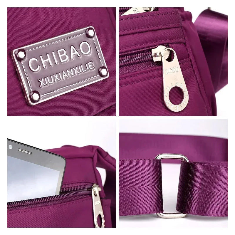 LoungeYard | Women’s Multi-layer Nylon Crossbody Bag — product view 5