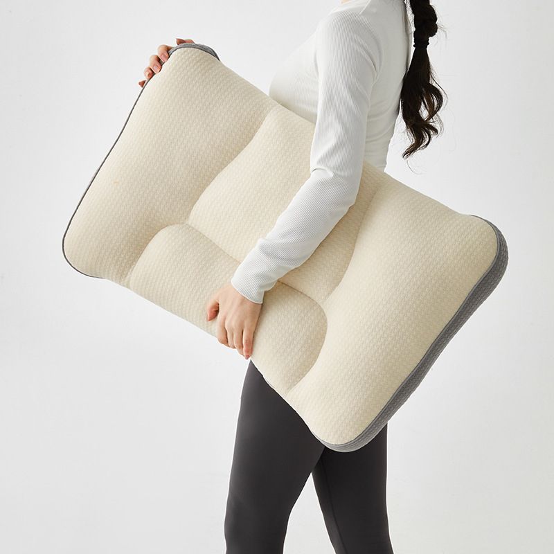 LoungeYard | Knitted Cotton Neck-support Sleeping Pillow — product view 7