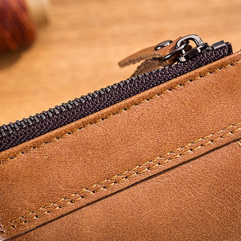 Wallet with multiple compartments Anti-RFID with coin pocket | LoungeYard — product view 4