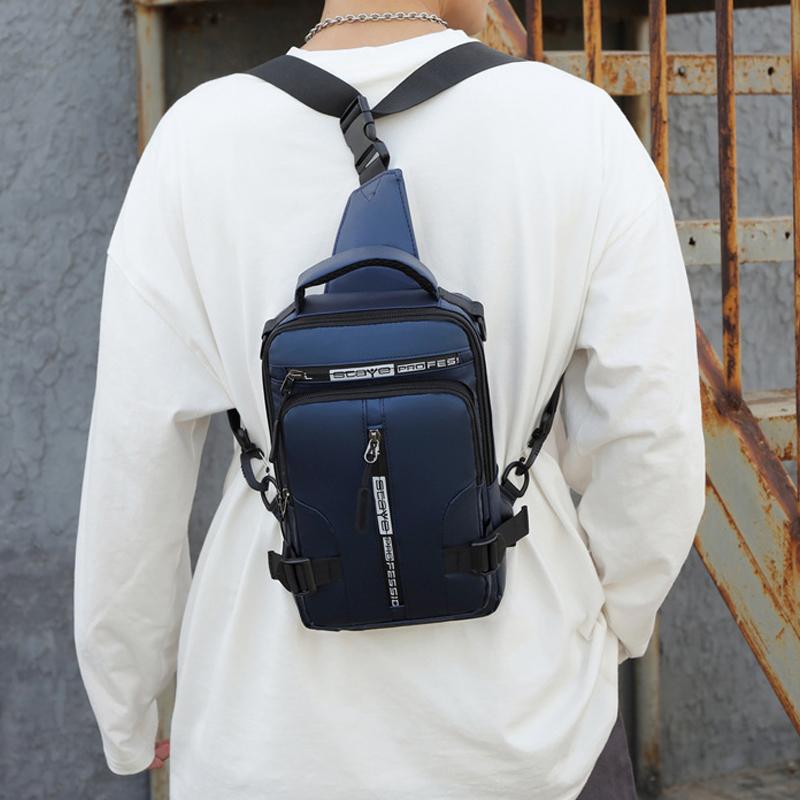 LoungeYard | Multi-purpose chest pocket with charging port — product view 4
