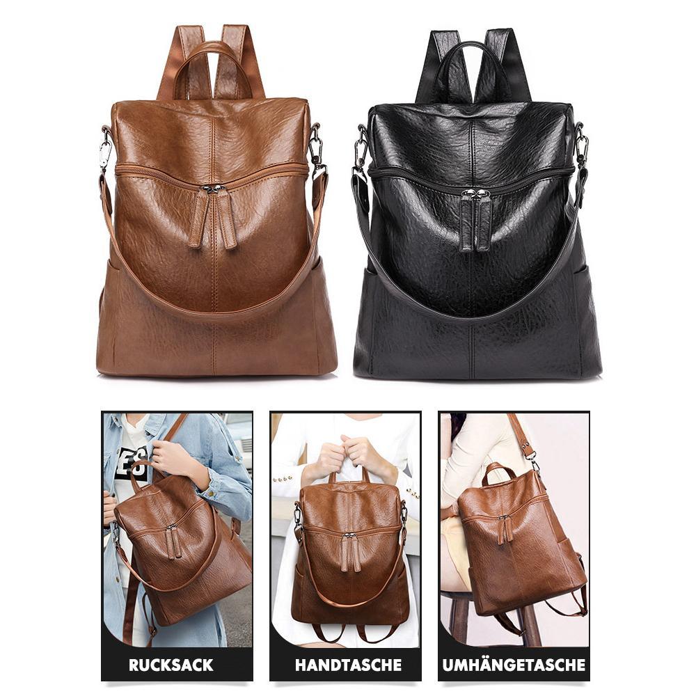 Backpack with large capacity - Full leather — product view 7