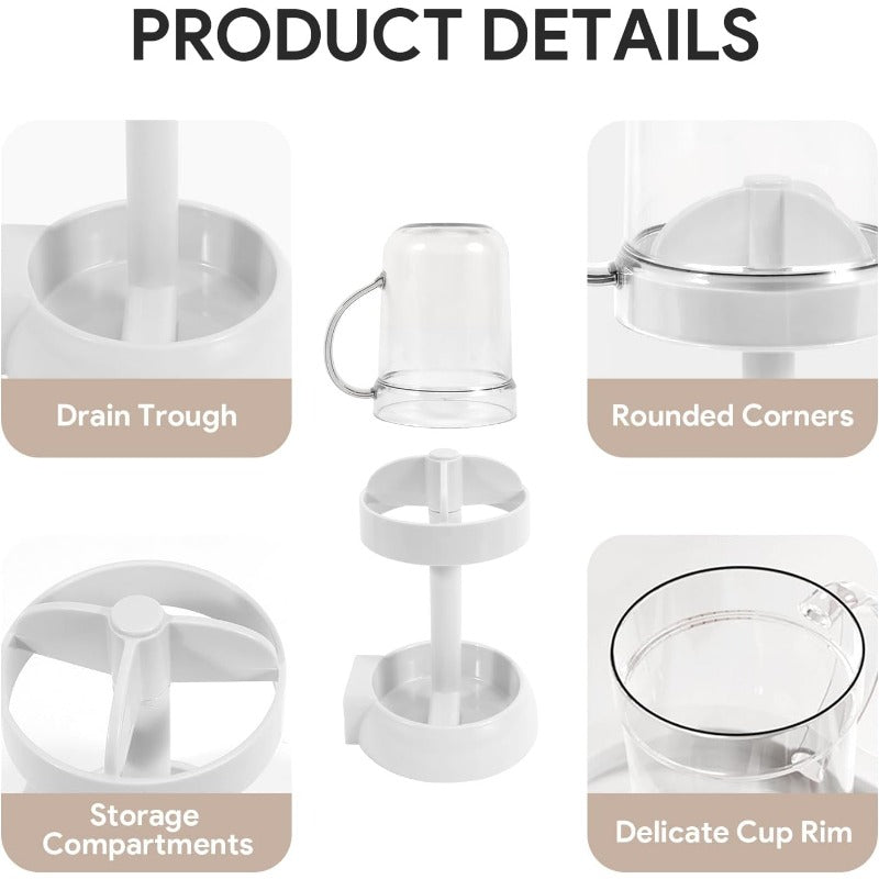 LoungeYard | Toothbrush Holder with Dust Cover & Wash Cup — product view 3