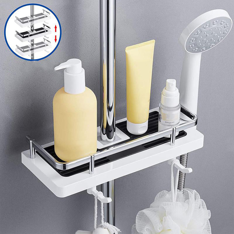 LoungeYard | Bathroom Rod Shower Shelf Holder — product view 5