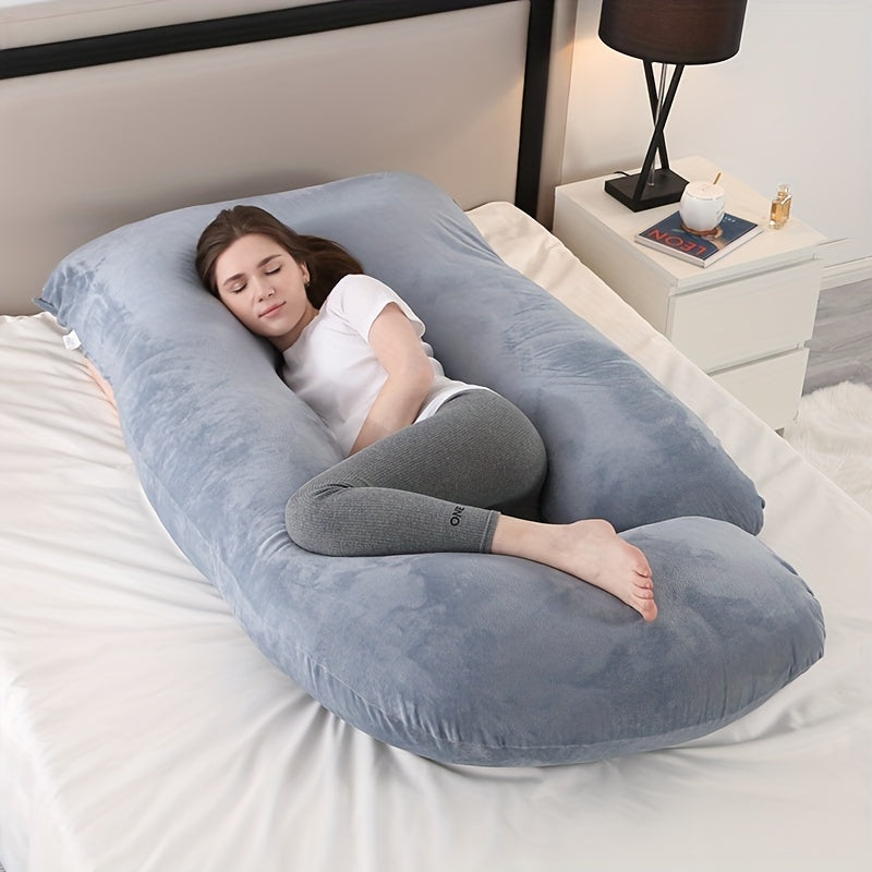 LoungeYard | MaternityEase - J-Shaped Pillow for Pregnant Moms — product view 1