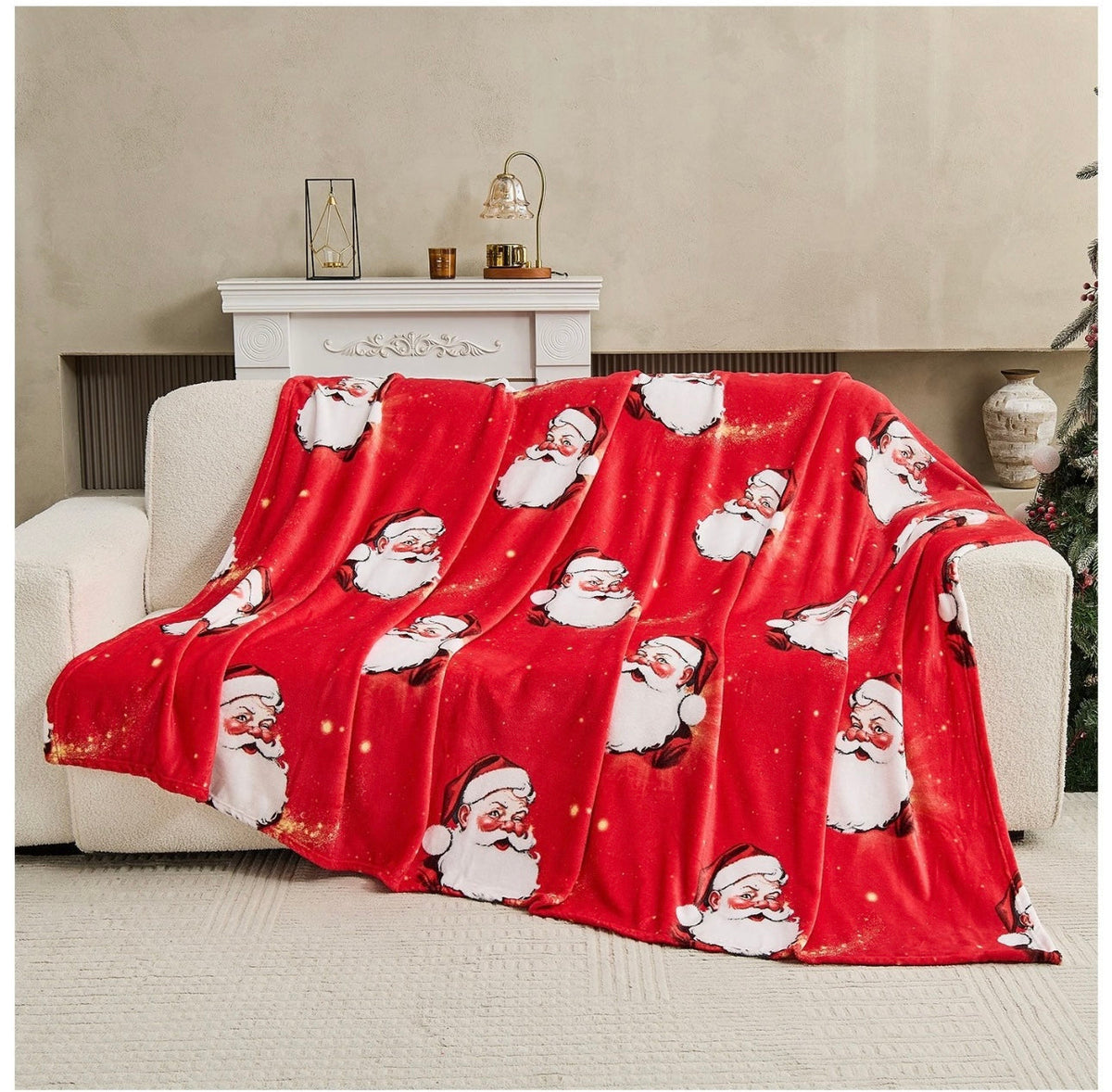 LoungeYard | Christmas Fleece Throw — product view 5
