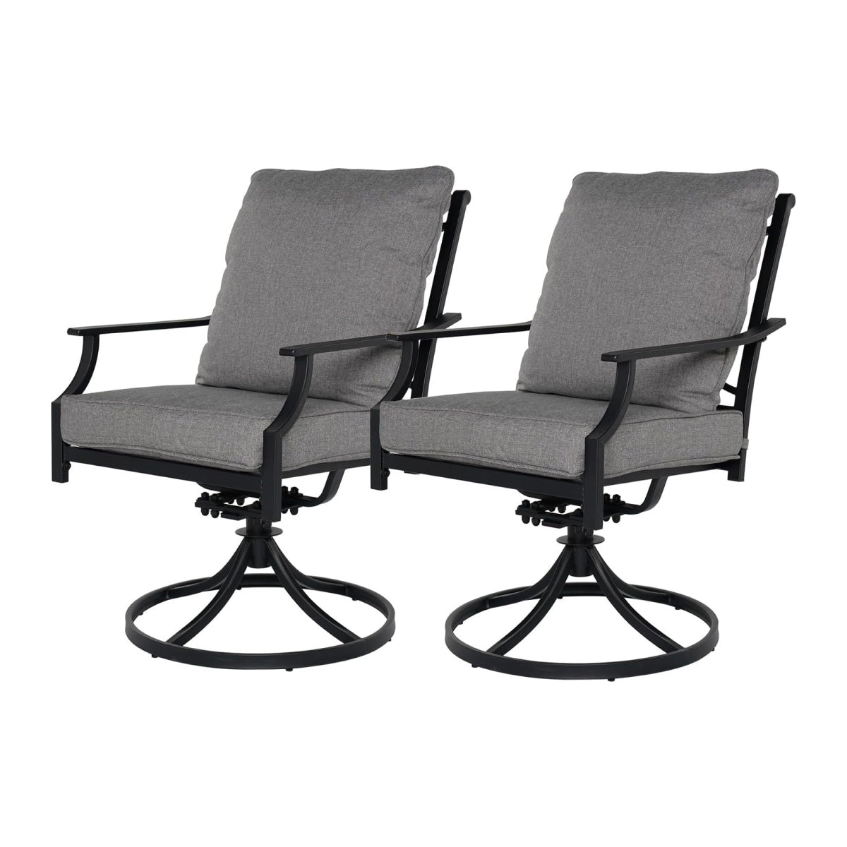 LOUNGE YARD Swivel Dining Chairs Outdoor Dining Set Patio Dining Furniture Set — product view 1