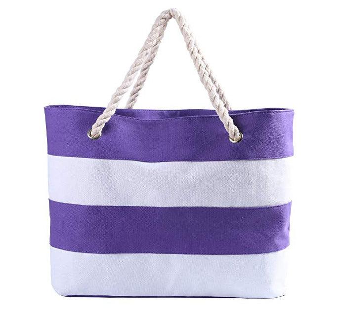 Spacious beach bag with maritime look LoungeYard — product view 2