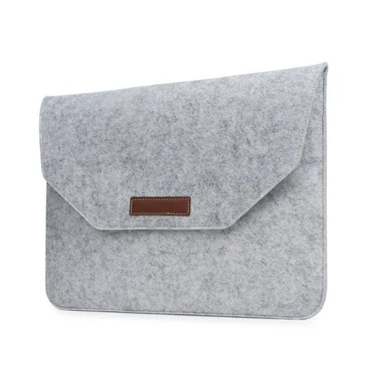 Felt Envelope Laptop Sleeve with Padded Interior and Magnetic Flap LoungeYard — product view 2
