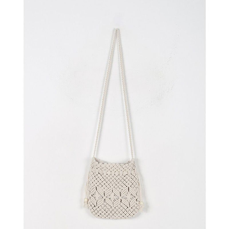 Hand-knotted Eco-friendly Shoulder Bag LoungeYard — product view 5