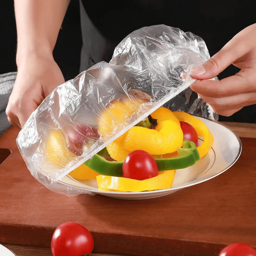 LoungeYard | Disposable Elastic Covers. 100 pcs. for Bowls and Cups — product view 1