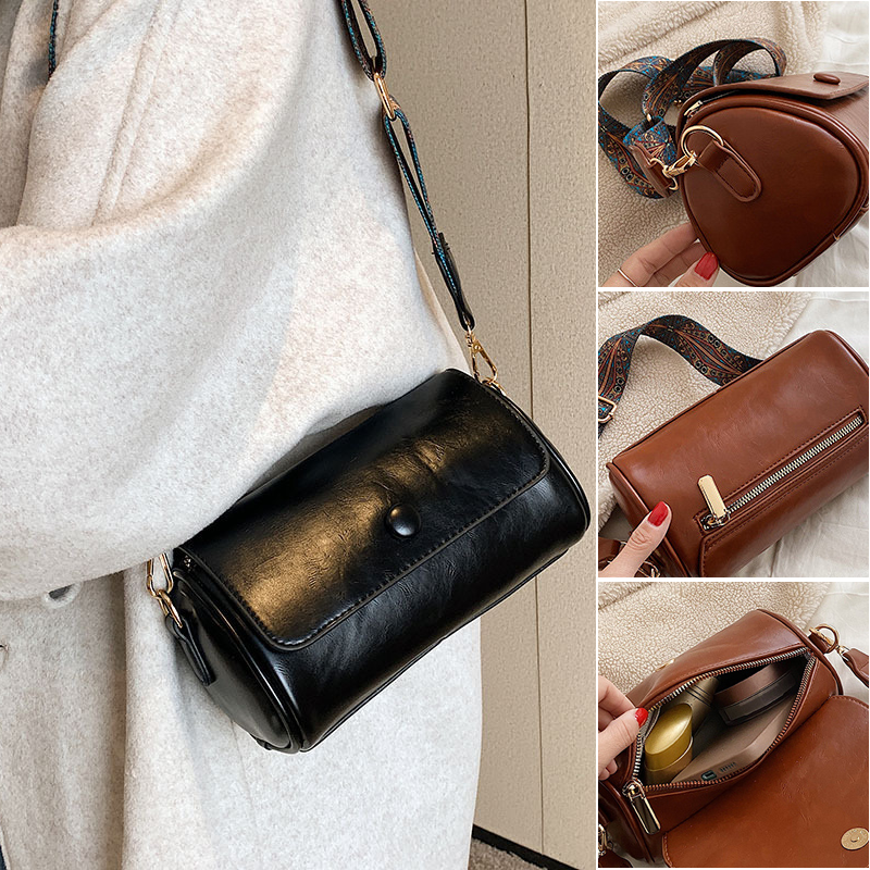 LoungeYard | Female Retro Cylinder Bag — product view 2