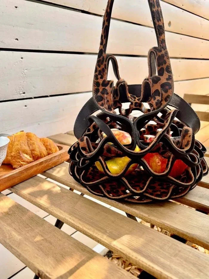 LoungeYard | Handmade Leather Foldable Tote Bag – Transformable, Lightweight Bag — product view 1