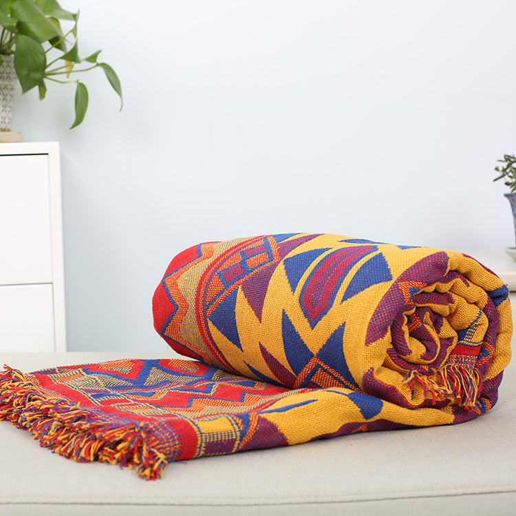 Artistic Woven Throw Blanket — product view 3