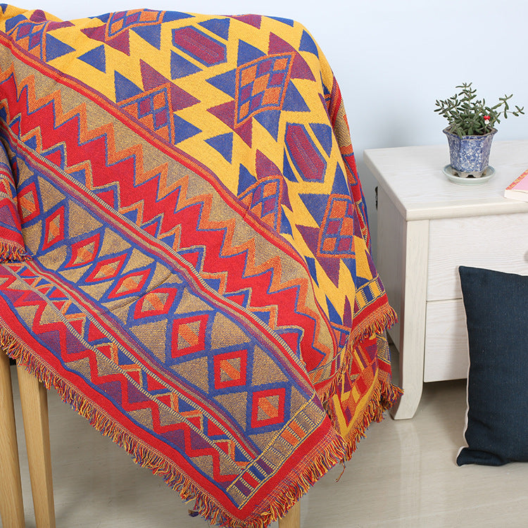Artistic Woven Throw Blanket — product view 4