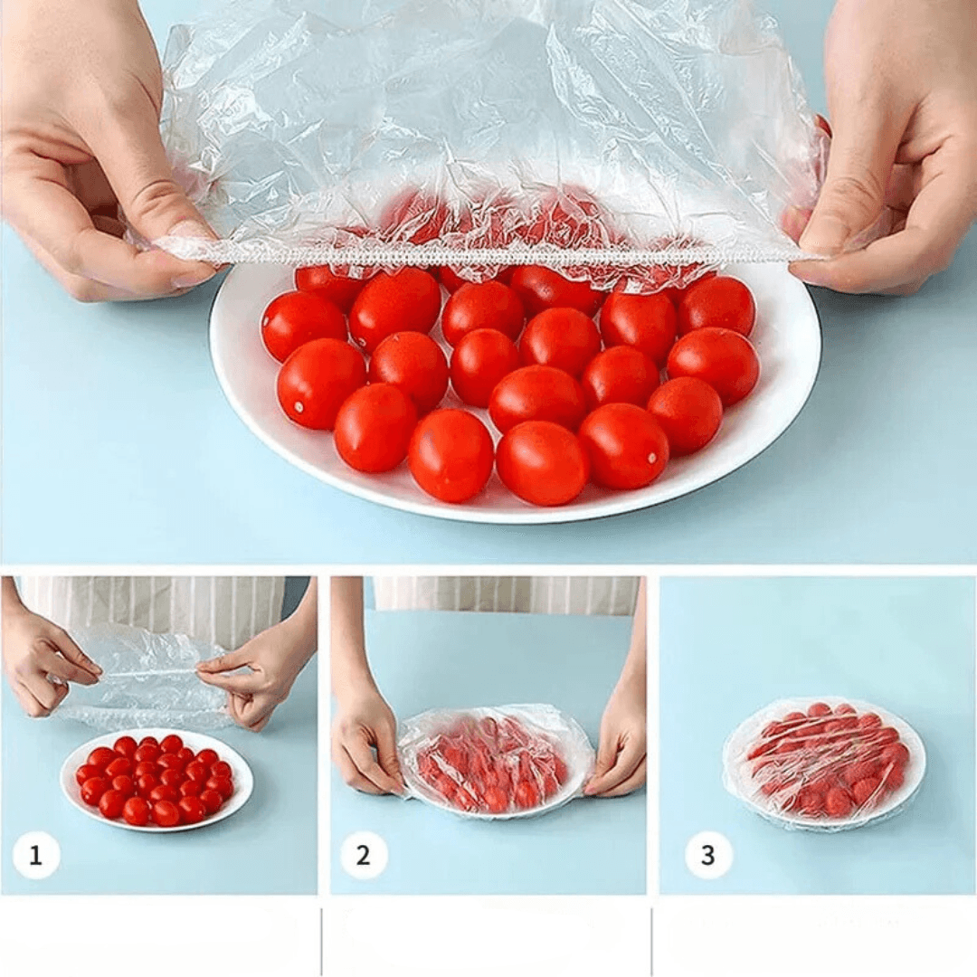 LoungeYard | Disposable Elastic Covers. 100 pcs. for Bowls and Cups — product view 4