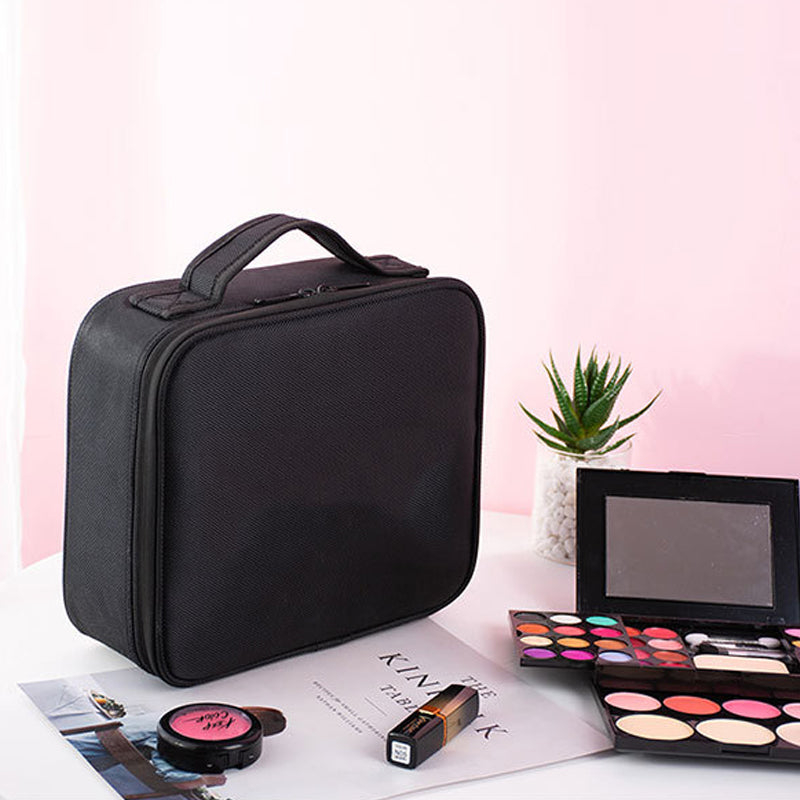 Makeup Cosmetic Storage Case with Adjustable Compartment | LoungeYard — product view 6