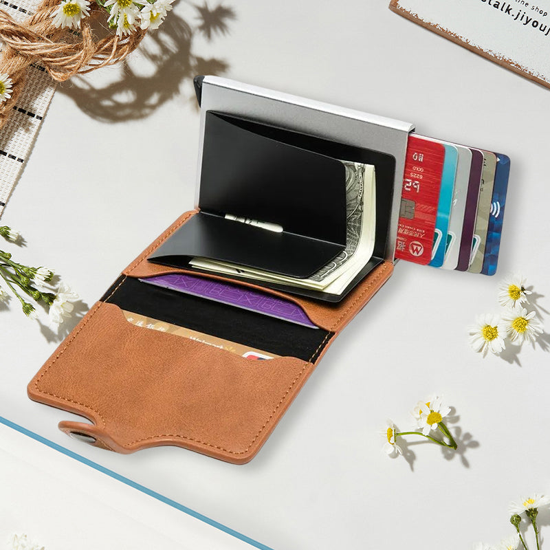 LoungeYard | RFID Protection Leather Purse — product view 7