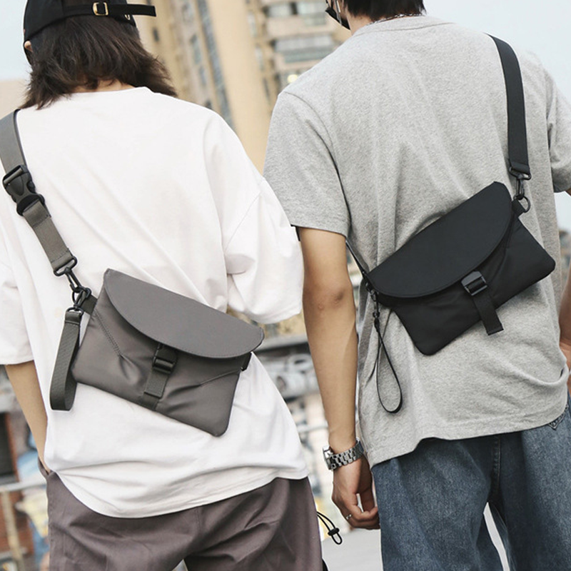 LoungeYard | Men's New Messenger Outdoor Sports Chest Leisure Multifunction Bag — product view 7