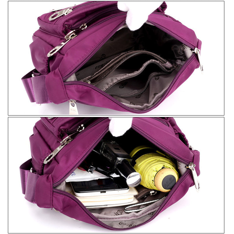 LoungeYard | Women’s Multi-layer Nylon Crossbody Bag — product view 3