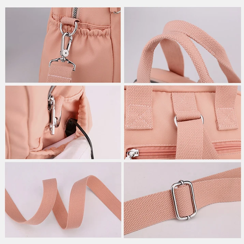 LoungeYard | Multifunctional lightweight embossed elegant handbag shoulder bag — product view 2