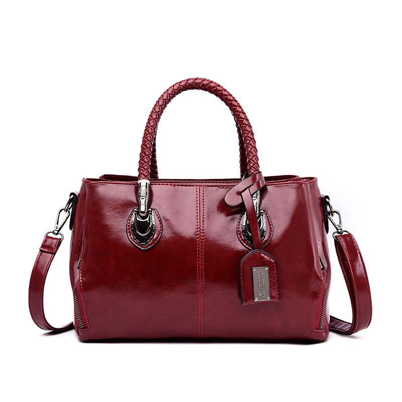 LoungeYard | Boston Leather Handbag for Women — product view 1