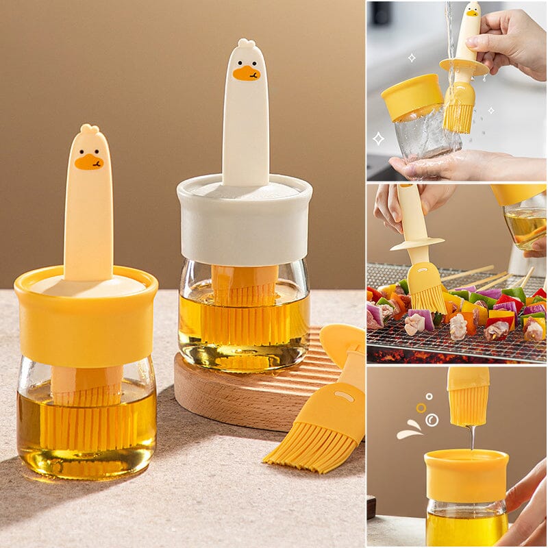 LoungeYard | Oil dispenser with brush for BBQ — product view 3