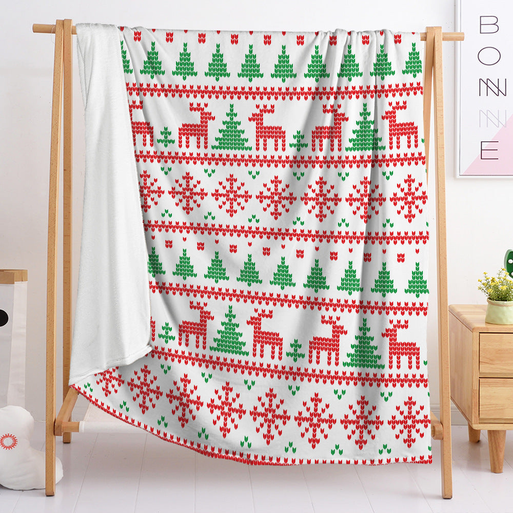 LoungeYard | Christmas 3D Digital Printing Flannel Blanket — product view 7