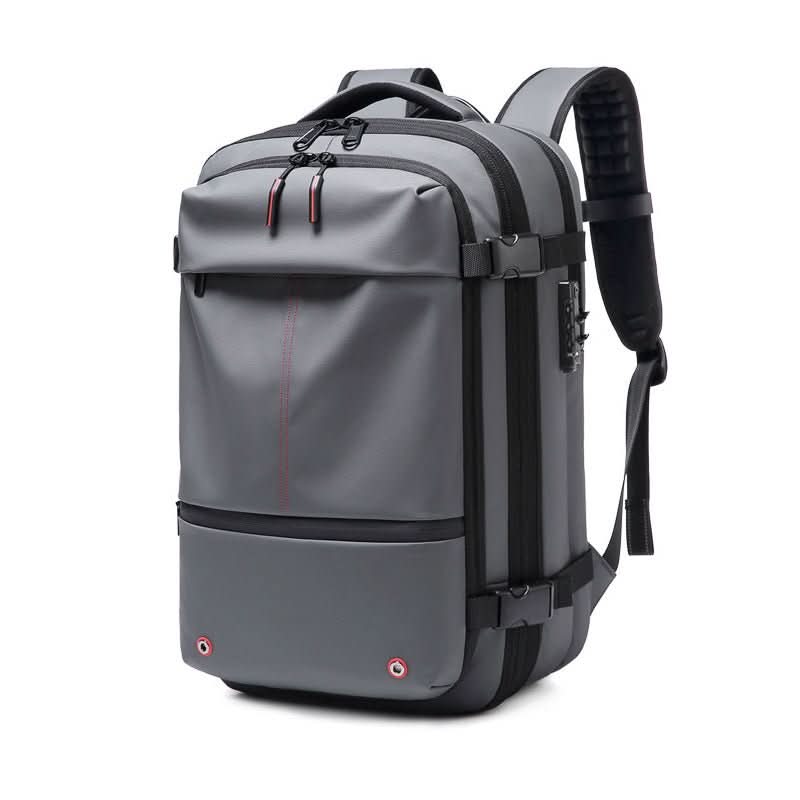 LoungeYard | Compressible travel backpack with laptop compartment — product view 1
