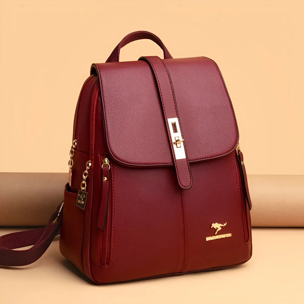 LoungeYard | Alena Backpack - Luxury and High-Quality Leather Women's Handbag — product view 5
