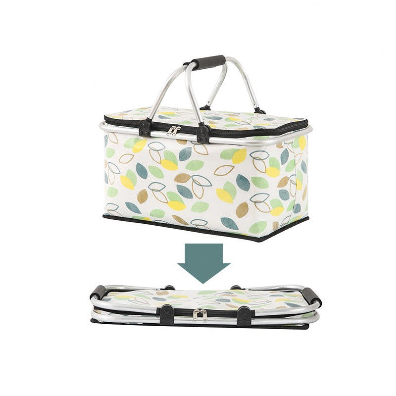 LoungeYard | Foldable Outdoor Portable Picnic Basket — product view 4