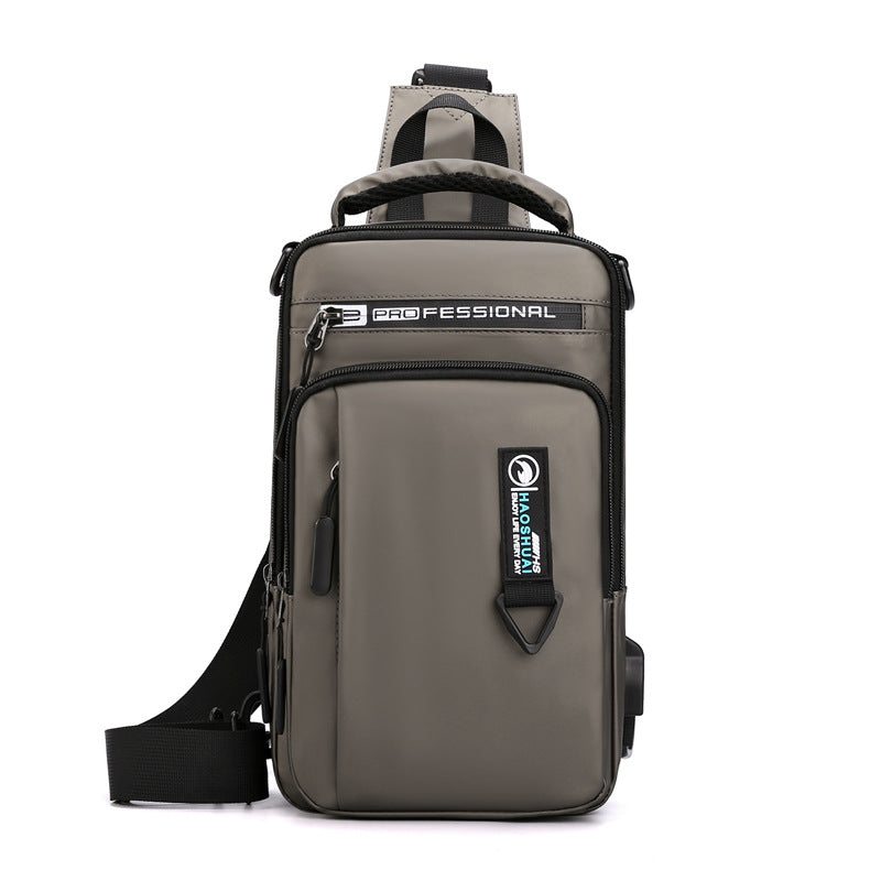 LoungeYard | Men's Multi-Functional Casual Single-Shoulder Chest Bag — product view 6