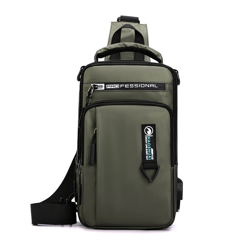 LoungeYard | Men's Multi-Functional Casual Single-Shoulder Chest Bag — product view 5