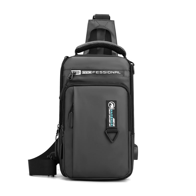 LoungeYard | Men's Multi-Functional Casual Single-Shoulder Chest Bag — product view 7